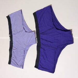 New MeUndies 2 pairs women cheeky briefs size S